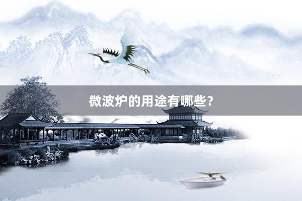 微波炉的用途有哪些？